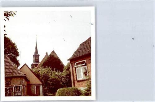 Kellinghusen Ortspartie, Kirchturm, Fotoabzug