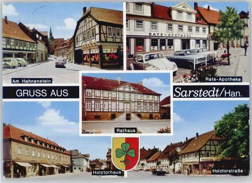 Sarstedt Am Hahnenstein, Rats-Apotheke, Holztorhaus, Holztorstraße, Rathaus