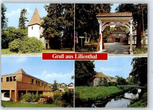 Lilienthal Murken´s Gasthof, Kirche, Brücke