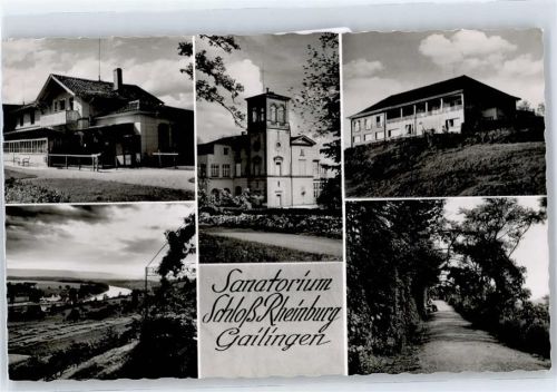 Gailingen Sanatorium Schloß Rheinburg