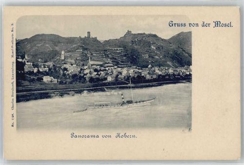56299 W5405 Kobern - Kirche, Ortsansicht