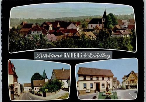 69251 W6901 Gaiberg , Baden - Teilansicht, Ortspartie