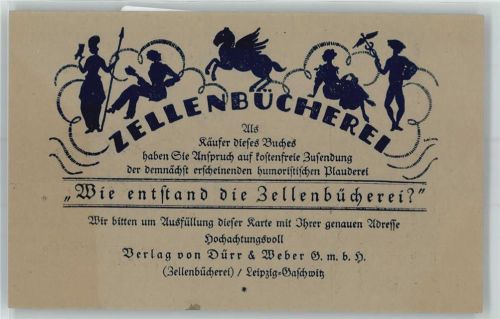 Dürr und Weber , Zellenbücherei