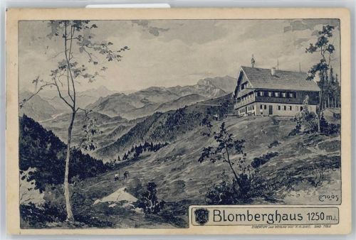 83646 W8170 Wackersberg b Bad Tölz - Berggasthof Blomberghaus
