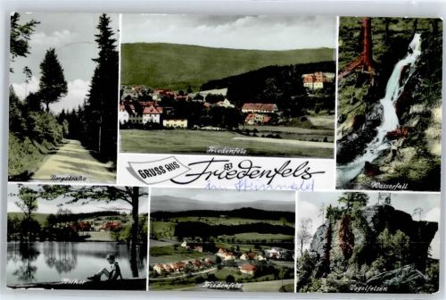Friedenfels Bergstraße, Wasserfall, Vogelfelsen, Weiher