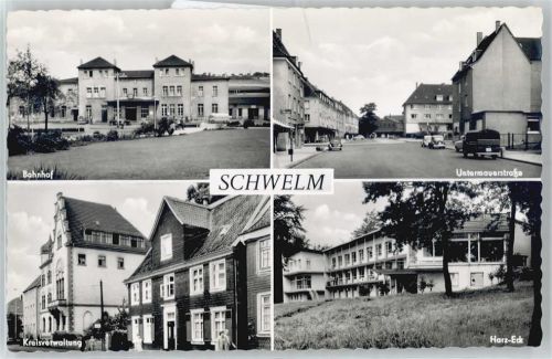 Schwelm Bahnhof, Untermauerstraße, Harz-Eck, Kreisverwaltung