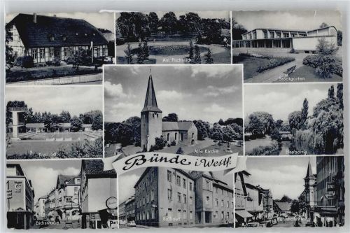 Bünde Heimatmuseum, Am Fischteich, Stadtgarten, Elsepartie, Kirche, Schwimmbad, Eschstraße, Rathaus, Bahnhofstraße
