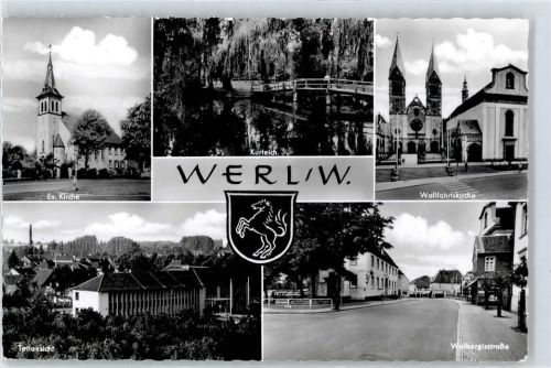 Werl Ev. Kirche, Wallfahrtskirche, Kurteich, Ortsansicht