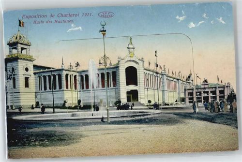 Charleroi - Leporello, Exposition 1911, Halls des Machines