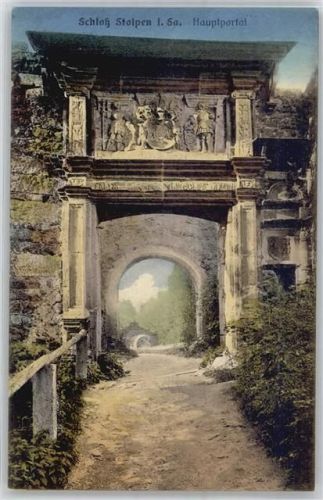Stolpen Hauptportal Schloss Stolpen