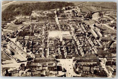 Saarlouis Luftbild, Bildpostkartenserie des Saar-Hilfswerks