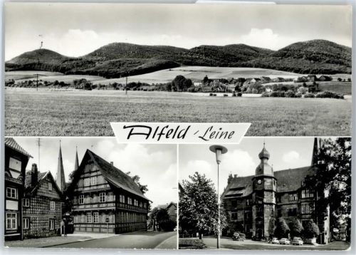 31061 W3220 Alfeld (Leine) - Gesamtansicht, Ortspartie, Schloss
