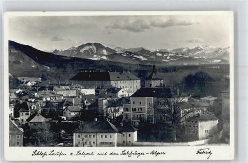 Laufen Schloß mit dem Salzburger Alpen