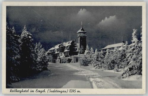 Klinovec Hotel im Winter