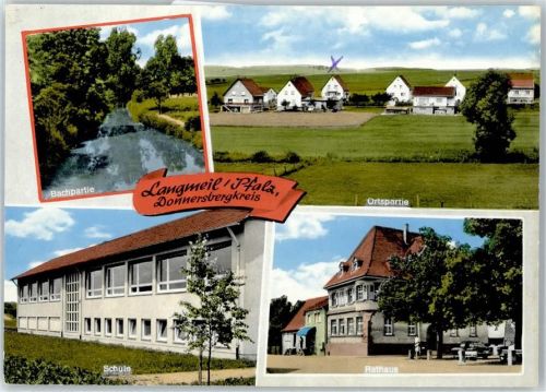 Alsenbrück-Langmeil Bachpartie, Schule, Rathaus, Ortspartie