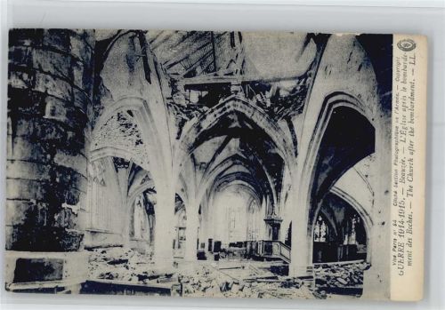 Beausite zerstörte Kirche, WK I 1914-1915, Beauzée-sur-Aire