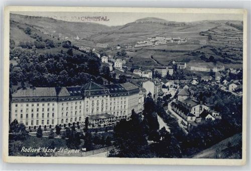 Jáchymov Fliegeraufnahme