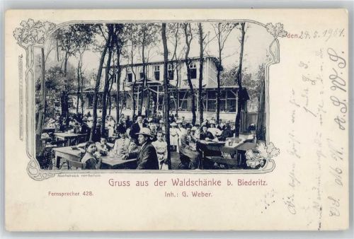 Biederitz 1904, Gaststätte, Waldschänke