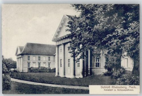 Rheinsberg Schloß, Kavalier- und Schauspielhaus