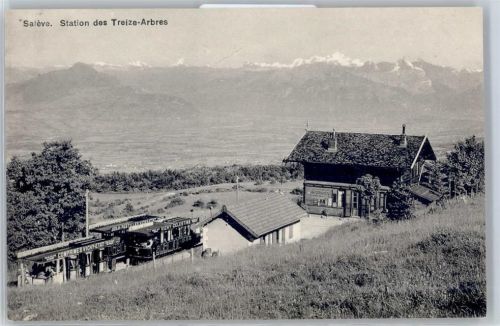 Saleve Bahnhof, Zahnradbahn, Treize-Arbres