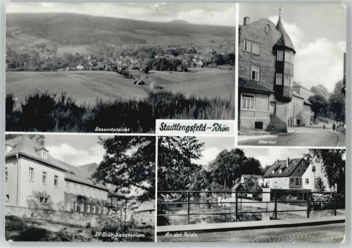 Stadtlengsfeld Gesamtansicht, SV Diät Sanatorium, Obertor, An der Felda