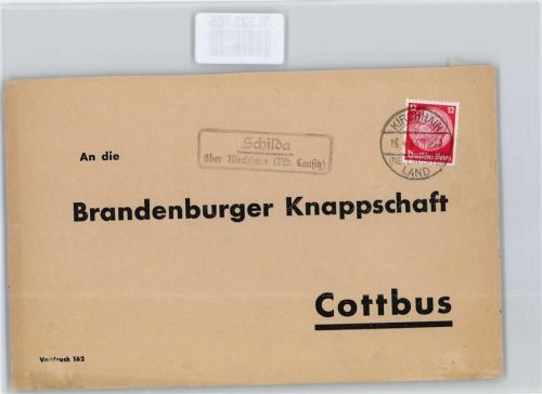 Doberlug-Kirchhain Landpoststempel Schilda