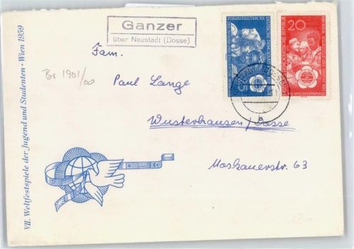 Neustadt Landpoststempel Ganzer