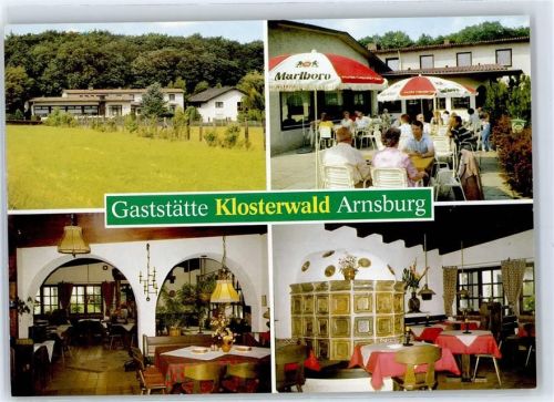 Arnsburg Gasthaus Klosterwald Innen terasse