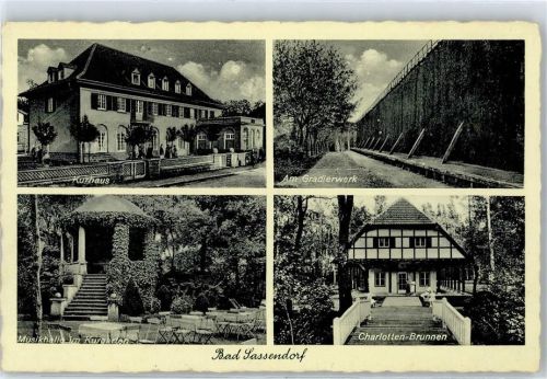 Bad Sassendorf Kurhaus Gradierwerk Musikhalle Charlotten Brunnen
