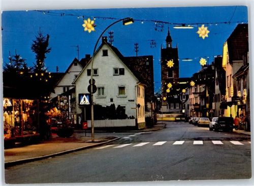 Fellbach Weihnachtsbeleuchtung Lutherkirche