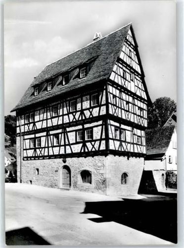 74676 W7119 Niedernhall - Gasthaus Stadthalle Götzenhaus Fachwerkhaus