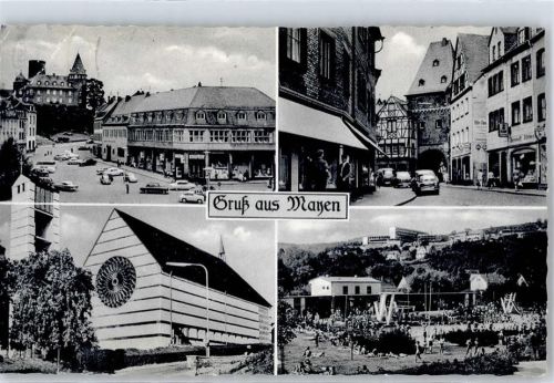 Mayen Kirche Schwimmbad Markt