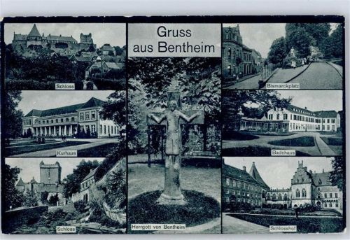 Bad Bentheim Schloss Kurhaus Bismarckplatz Badehaus