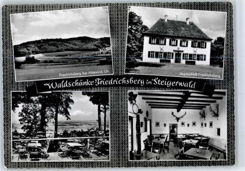 97355 W8711 Abtswind - Jagdschloss Friedrichsberg Gasthaus Waldschänke