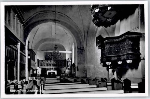 Nieblum Johanniskirche Inneres