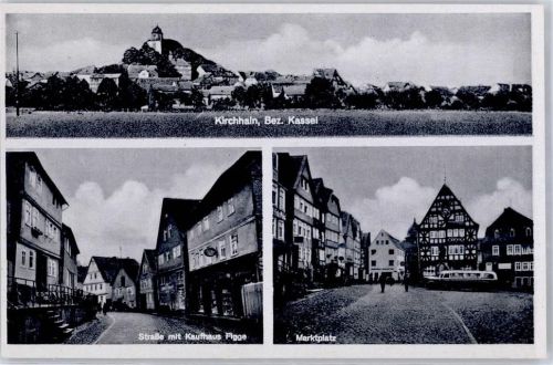 Kirchhain Strasse Kaufhaus Figge Marktplatz