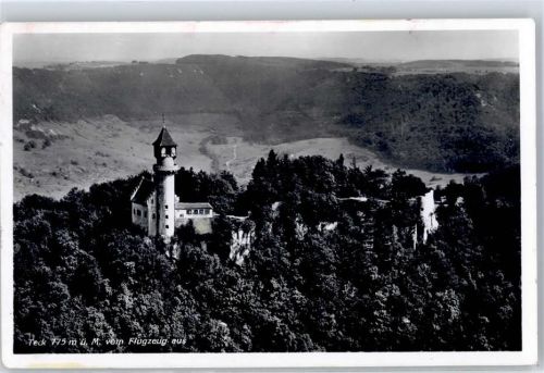 Kirchheim Fliegeraufnahme Burg Teck