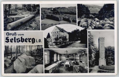 Felsberg Ohly Turm Riesensäule Felsenmeer Altarstein Gasthaus