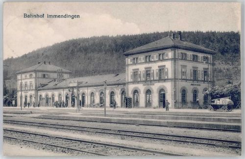 Immendingen 1915 Bahnhof
