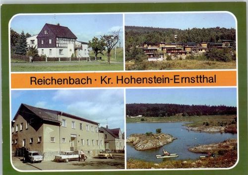 08468 O9800 Reichenbach , Vogtl - Fachwerkhaus Bungalows am Stausee Gasthaus Am Oberwald Stausee AKU1