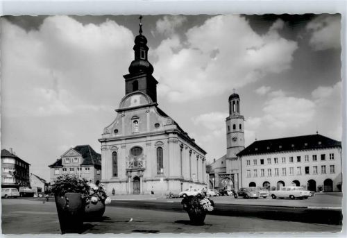 67227 W6710 Frankenthal (Pfalz) - VW Käfer Marktplatz
