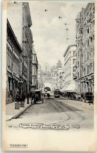 Los Angeles Third Street and Angel´s Flight