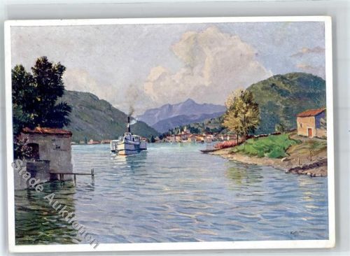 Lavena Ponte Tresa Lago di Lugano Pontetresa Street Schiff