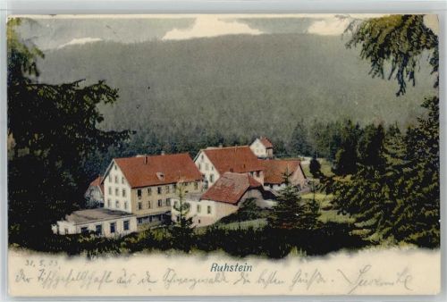 Ruhestein 1903 Hotel Pension Ruhstein