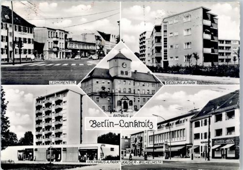 Lankwitz Leonorenstraße Butter-Beck Handlung Rathaus Hochhaus