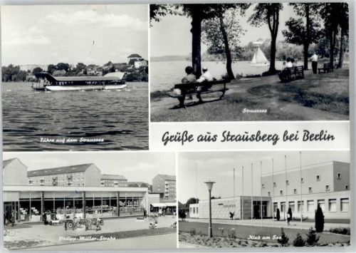 Strausberg Fähre auf dem Straussee Philipp-Müller-Straße Klub am See