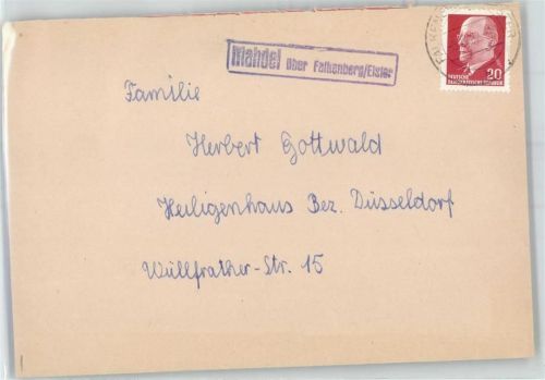 Mahdel Landpoststempel