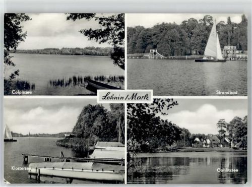 Lehnin Colpinsee Klostersee Gohlitzsee Strandbad