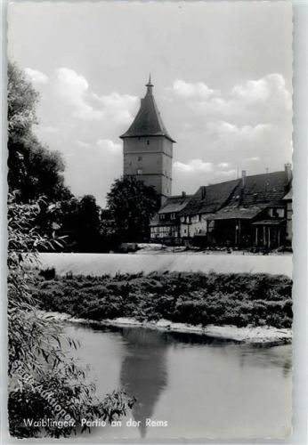 Waiblingen Partie an der Rems