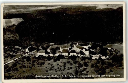 Sulz Fliegeraufnahme Ackerbauschule Kirchberg ehemaliges Kloster
